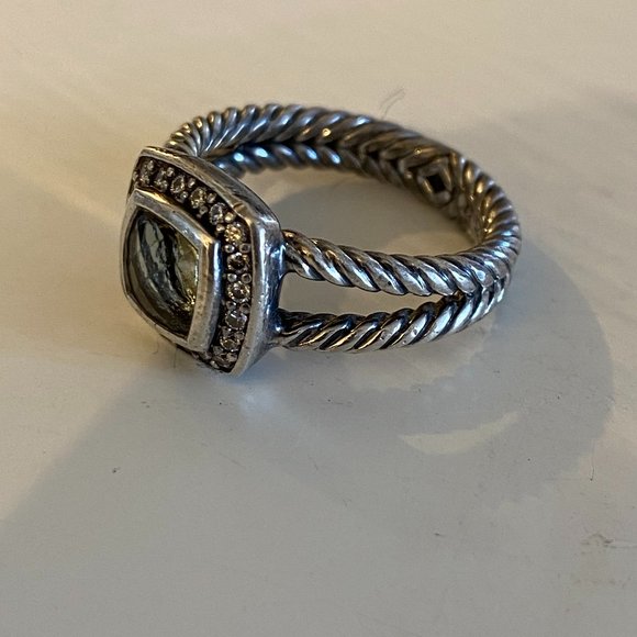 David Yurman lemon citrine ring - Picture 2 of 3